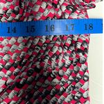 Walter Shirt Size 4 Pink Black Gray Silk Short Sleeve Pleated Corpcore Classic‎ Photo 14