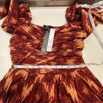 House of Harlow New  1960 x REVOLVE Cotton Fairy dress long sleeve brown Sz M Photo 5