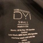 DYI  Black Full Length Leggings with Lace Accents Size L Photo 5