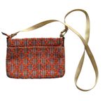 Lily bloom Cross Body Shoulder Bag Purse Handbag Navy Blue Floral Butterflies Photo 1