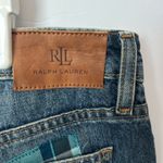 Ralph Lauren Lauren  Patchwork Boyfriend Jeans Size 10 Black Label Photo 6