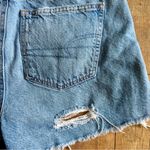 American Eagle  Mom Short Distressed Ripped High Rise Denim Shorts Size 2 Photo 5