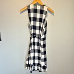 Rails  Madison Azure Check Wrap Mini Dress - size Small Photo 5