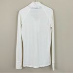 Addison Bay  White‎ 1/4 Zip Long Sleeves Lightweight Pullover Size Small Photo 5