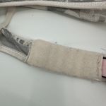 Victoria's Secret  Gray Cream Floral Adjustable Straps Mesh Bralette Size XS Photo 4