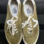 Vans  Low Top Green Khaki Sneakers Sz W8.5 Anaheim 73 Photo 0