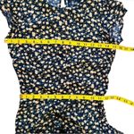 Reformation  yellow black floral cap sleeve midi dress NEW Photo 12