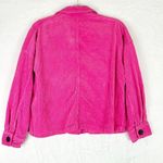 ZARA  Short Corduroy Overshirt Jacket Size XS Bubblegum Pink Oversized Cotton Photo 1