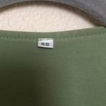 Army Green Long Sleeve Pockets Trench Coat Size XS Photo 11