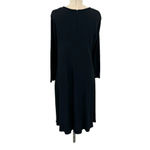 Max Mara S'  Navy Blue 3/4 Sleeve Classic A-Line‎ Shift Dress Size US 12 Photo 4