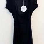 Princess Polly Short Sleeve Romper Black Nolan Size 8 Knit Open Back NEW Photo 0
