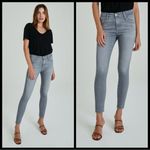 AG Adriano Goldschmied Farrah High Rise Washed Gray Skinny Ankle Jeans Size 25 Photo 1