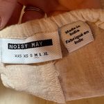 Madewell Noisy May linen‎ halter neck mini dress in cream women’s size medium Photo 4