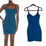 Likely Fairbanks Mini Sleeveless Cocktail Dress In Cerulean Blue Size 0 Photo 1