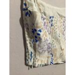 Wilfred  Floral Smocked Back Spaghetti Strap Cropped Blouse S Photo 4