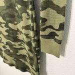 Calvin Klein long sleeve green Camo Print Hoodie mini Dress size medium Photo 3