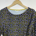 Boden USA Boden Fawn Jersey Knit Belted Long Sleeve Dress Navy Star Print Womens 16 New Photo 2