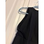 ZARA W&B Black Pinstripe Sleeveless Sheath Dress Women Size L Size L Photo 4