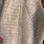 Habitat  womens open front fleece lagenlook minimalist cozy cardigan vest cream M Photo 4