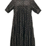 Natural Life  Womans Maxi Dress Size L Cottagecore Dark Florals Hippie Feminine Photo 0