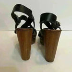 Mossimo Supply Caitlin Black Quarter Strap High Heel Sandals Shoes Size 8 Brown Photo 2