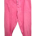 Pistola Pink Cotton Button Fly Utility Cargo Pants Size 30 Photo 0