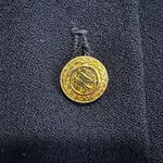 VTG 70s/80s JH Collectible Women’s Sz:12 Navy Blue Maxi Long Wool Pleated Skirt. Photo 8