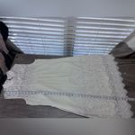 SEA New York‎ Size 2 Dress Embroidered Sleeveless Cream Peasant Wedding Photo 4