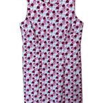 Herman Geist Vintage  Women’s Sz 2 Mini Dress Rose Print Sleeveless Stretch Photo 0