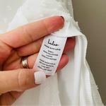 Lulus Only Lovers Swiss Dot Short Cape Sleeve Midi Dress White Sz XS Photo 4