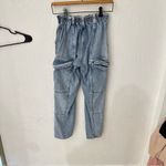 PacSun  Elastic Waist Cargo Paper Bag Waist Denim Jeans XS Photo 1