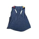 Free People Floral Striped Sleeveless Applique Top Size XS Embroidered Boho Photo 3