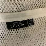 Kate Spade  Saturday White Mesh Sleeveless Tunic Dress XS Minimalist Resort Photo 2