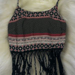 Event Boho Fringe Cropped Cami Top Photo 0