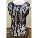 LOL Vintage  ~  Blue/White Tie Dye USA Sleeveless Top~ Size Small Photo 3
