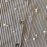 Original Navy Style‎ striped button down Pearl size L made in Croatia Blue Size L Photo 2