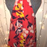 Japna Red floral tank top  Photo 1