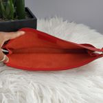 Ralph Lauren  Vintage Leather Red Clutch Photo 5
