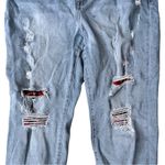 Lane Bryant Distressed Mid-Rise Boyfriend Jeans Blue Size 16 Photo 2