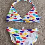Vintage Bikini Womens Size Medium Mulitcolor Fish Juniors In Mocean Blue Photo 0