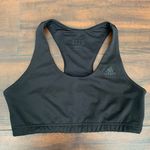 Adidas  Black Sparkle Logo Sports Bra Photo 0