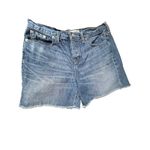 Madewell  Denim Cutoff Shorts Women 31 High Rise Raw Hem Vintage Workwear Grunge‎ Photo 2