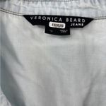 Veronica Beard  Hensley Ruched Chambray Mini in Glacier Ice Photo 8