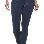 Marc Anthony Anthony Marc Navy Faux Suede Pull On Pants Size Large Office Stretch Casual Photo 0