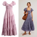 Free People  Sundrenched Maxi Pink Dress Photo 1