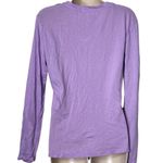 Sundry  lilac crewneck long sleeve top star print size 2 M new without tags Photo 2