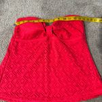 Catalina Strapless Tankini Swim Top Women's Size Medium 8 - 10 Coral Flame Photo 1