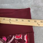 Athleta  Maroon & Batik Print Floral Leggings Size Small‎ Photo 2