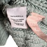 525 America  Blue Wide Sleeve Chunky Knit Turtleneck Sweater Size Large Photo 9