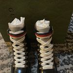 Gucci Leather Ankle Boots with Sylvie Web Size 35 Photo 3